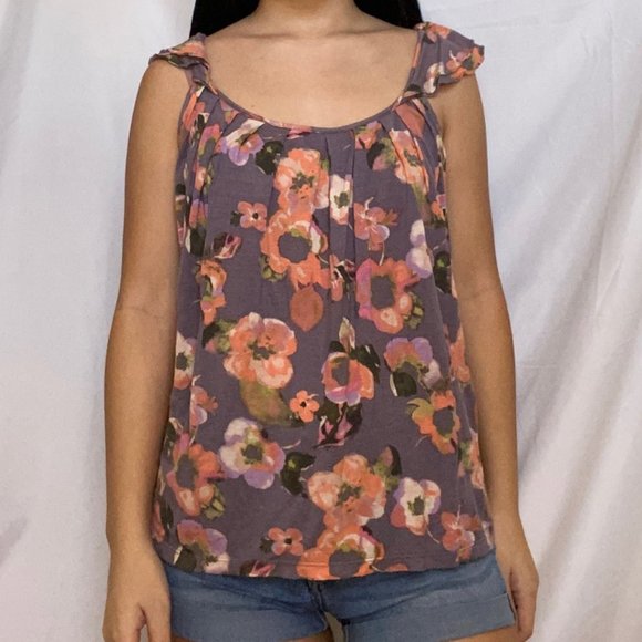 Autumn Ruffled Tank Top - Picture 2 of 3